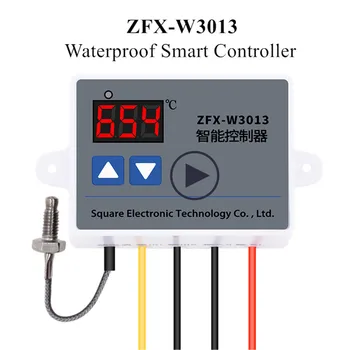 ZFX-W3013 Ūdensizturīgs smart controller Temperatūras regulators Augstas Temperatūras Kontrolieris ar K-type termopāri Sensors AC 220V