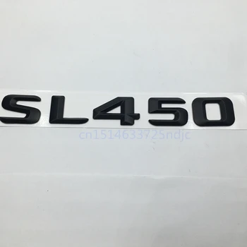 Melns SL320 SL400 SL450 SL500 SL550 SL600 Aizmugures Tailagte Emblēma, Logo, Žetons Bagāžnieka Uzraksts Uz Mercedes Benz SL Klases R230