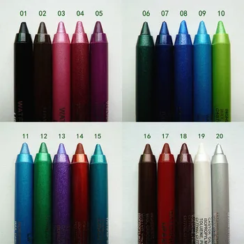 1PC Modes Sievietes 12 Krāsas 36H acu zīmulis Zīmuli Ūdensizturīgu Pildspalvu Precizitāti ilgstošu Šķidrs Acu Kontūrzīmulis Nevainojamu Make Up, Darbarīki, E-1