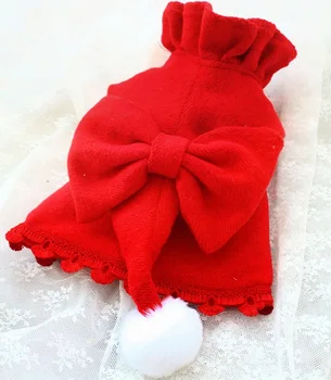 Roku Darbs Luksusa Ziemas Suņu Apģērbu Apmetnis Pet Cape Apģērbu Classic Sarkans Vilnas Vēja Mētelis Riding Hood Festivāls Jaunā Gada Pasaka