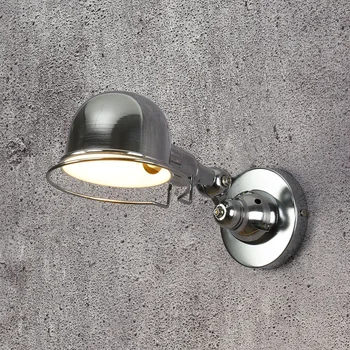 Klasiskās Ziemeļvalstu Bēniņi Rūpniecības Stila Regulējams Jielde Sienas Lampas Vintage Sconce Sienas lampas LED Dzīvojamā Istaba Guļamistaba Vannas istaba