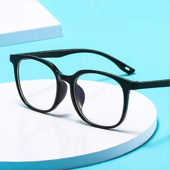 Elbru Modes Laukumā Pret Zilo Staru Optiskās Brilles, Caurspīdīgu Krāsu Rāmis Skaidrs Vienkāršā Brilles Vīrieši Sievietes Vintage Brilles