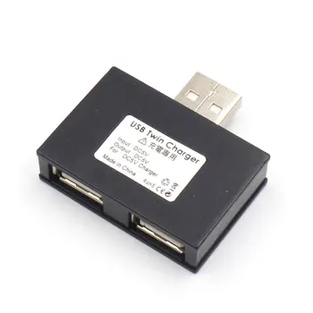 2 Porti speciālists Tālrunis Tablete Sadalītāja Modes Mini Stabilu Dvīņu Lādētāju Extender ABS Adapteris USB Centrmezglu, Praktiski Portatīvo