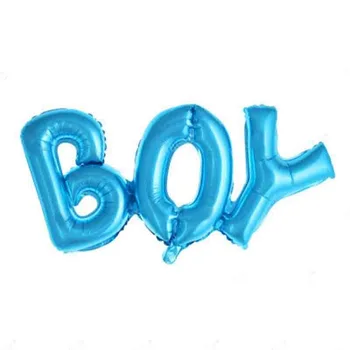 Rozā, Zilā Dzimumu Atklāt Sequin Balonu Zēns vai Meitene, Puika Folija Baloni Dzimšanas dienas Bērnu Duša Puse Apdares Gaisa Ballon
