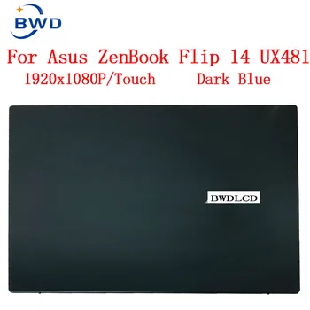 Sākotnējā 14inch 90NB0P61-R20020 Par Asus ZenBook Flip 14 UX481 UX481F Klēpjdatoru LCD Paneli, Pieskarieties Ekrāna Augšējā Montāža