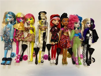 Oriģinālās lelles meitene lelle modes matu jauktas ādas 11 locītavas bratz bratzdoll labākā dāvana