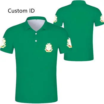 Gvinejas republika Gvinejas Drukāt Foto apģērbu Pērļu polo krekls DIY bezmaksas custom nosaukums gin polo kreklu karoga valsts Francija GN2021