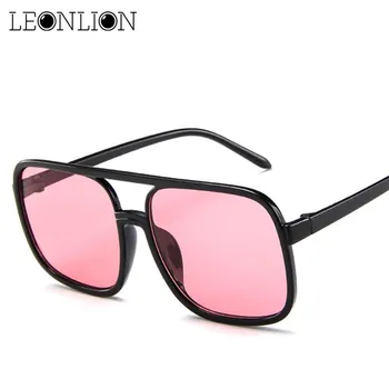 LeonLion ir 2021. Rāmja Laukuma Sieviešu Saulesbrilles Vintage Zīmolu Dizainera Classic Āra Saules Brilles UV400 Brilles Masculino