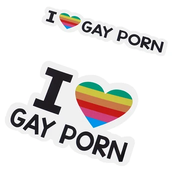 Auto Bufera Vinila Uzlīmes man Patīk Geju Porno Seksa LGBT Lesbiešu Smieklīgi Velo Uzlīmes