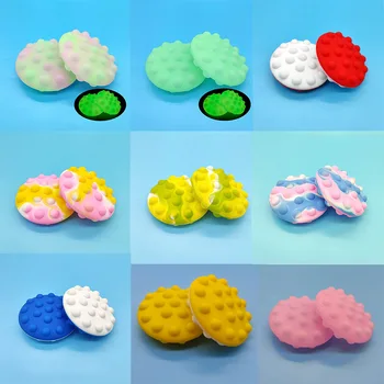 Stilīgs 3D Pop Šķipsnu Bumbu Silikona Push To Burbulis Bumbiņas Anti-stresa Ventilācijas Rotaļlietas Bērniem, Pieaugušajiem Dāvanas