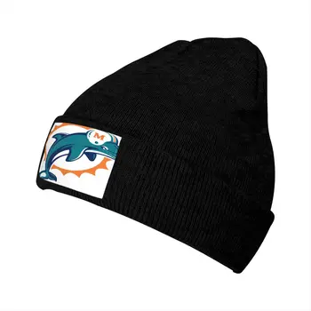 Delfīni Miami Krāsa Melna Silta Ziemas Cepure Sieviešu Cepures Vīriešu Cepures Satīna Klp Bomber Cepures Beisbola cepure Vīriešiem