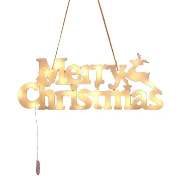 JAUNS Krāsains 'Priecīgus Ziemassvētkus' LED Vēstuli ar Bateriju Darbināmas String Gaismas Iekštelpu Dzimšanas diena, Ziemassvētku Rotājumi