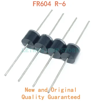 20PCS FR604 R-6 P600 6A 400V Ātra diode