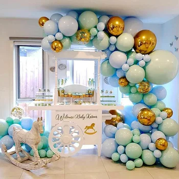 Zelta Vizuļi Lateksa Baloni Dzimšanas Dienas Svinības Apdare Baby Dušas Dekoru Dzimumu Atklāj, Kāzu Dekori Piegādes Balonu Aksesuāri