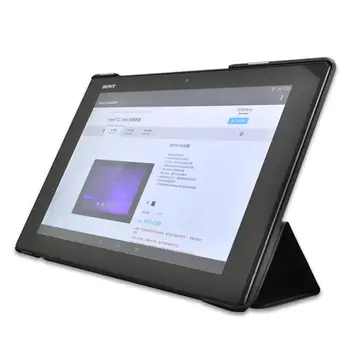 Oriģinālā Ādas Gadījumā Sony Xperia Tablet Z2 Segtu Stāvēt Magnētisko Smart Cover Sony Xperia Z2 Tablete Būtiska