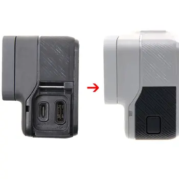 Sānu Durvis Vāciņš USB-C, Mini HDMI-saderīgam Ostas Pusē Aizsargs Nomaiņa QXNF