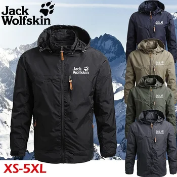 Jack Wolfskin Vīriešu alpīnisma drēbes, soft shell jaka, āra sporta aprīkojums, alpīnisma drēbes