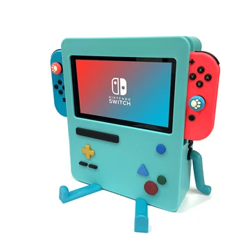 Nintendo Switch Spēļu Konsole Konsole Cute Karikatūra Silikona Materiāla Rokas Spēļu Konsole, Lādēšanas Statīvs