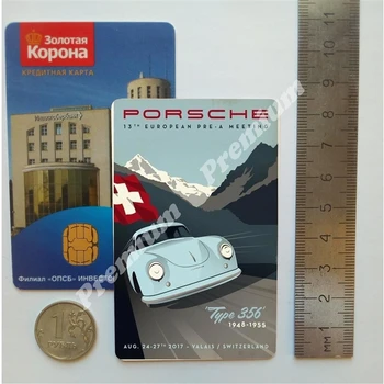 Ledusskapja magnēts suvenīru Porsche Репринт винтажного постера