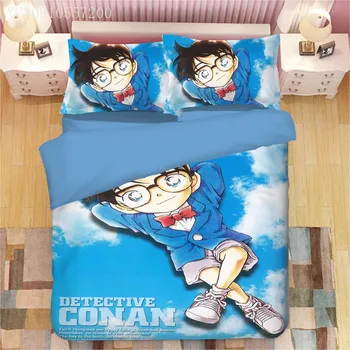 Anime Juego de cama Detective Conan Kuroba Kaito Iespiesti Sega sedz Pieaugušajiem Bērniem Sega Vāciņu Komplekts Multi Lielums Gultasveļa