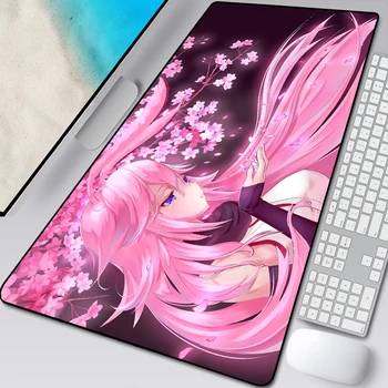 900x400mm Ķiršu Ziedu, Ziedu Dizaina DIY Dizaina Lielu Pagarināts Rozā peles paliktnis Sakura Spēļu Paklājiņš Peles Paliktņa Galda Mat Datoru