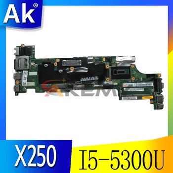Lenovo Thinkpad X250 Klēpjdators Mātesplatē NM-A091 W/ i5-5200U / I5-5300U FRU 00HT369 00HT373 00HT374 00HT385 Pilnībā Pārbaudīta