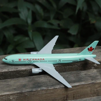 Air Canada Boeing 777 Gaisa kuģa Sakausējuma Lējumiem Modelis 15cm Aviācijas Kolekcionējamus Miniatūras Suvenīru Ornaments ar Statīvu