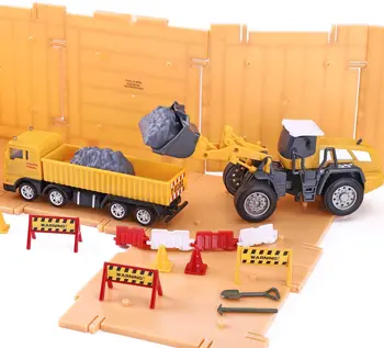Būvlaukuma Transportlīdzekļiem Rotaļu Komplekts Bērniem Projektēšana Playset Traktoru Dzimšanas dienas Dāvanu 3 4 5 gadus Vecs maziem bērniem, Zēniem, Bērniem,