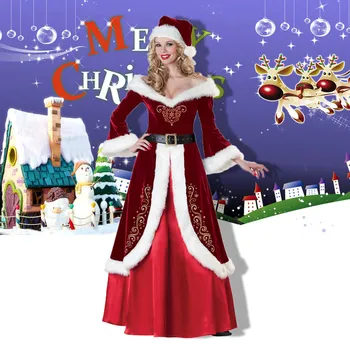 Ziemassvētku tērpu santa claus Cosplay Ziemassvētku Rotājumi Ziemassvētku tērpi, Ziemassvētku Tērps, sniega maiden apģērbu Cosplay
