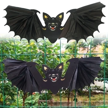 1PC Halloween Bat Rotaļlietas Prop Salokāms Šausmu Puses Piegādes DecorationsParty Apdare