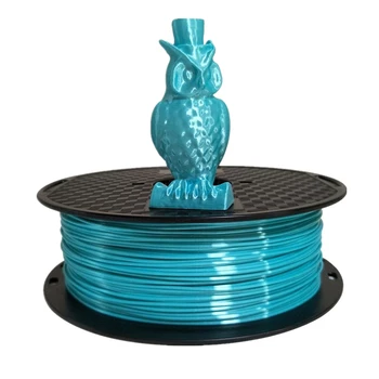 Zīda TAA Zils 1.75 mm 3D Printeri Pavedienu Luksusa Zīdaini Zilā Bagātīgu Spīdumu 250g/500g/1kg Spīdīgu 3D Pildspalva Poligrāfijas Materiāli, Palīgmateriāli