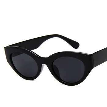 Gudrs, Seksīgs Retro Cat Eye Saulesbrilles Sieviešu Dizaineru Modes Balts Cateye Saulesbrilles Sieviešu Slīpums Saules Brilles Oculos