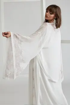 Jaunās Līgavas Wraps Maternitātes Drēbes Pasūtījuma Izgatavotu Mežģīņu Appliques 2 Gabali Tērpi Sievietēm Fotosesija Pludmalē Dzimšanas Dienas Svinības Peldmētelis