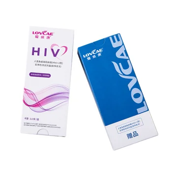 HIV 1+2 Asins Testa Komplektu, ar HIV / AIDS Testēšanas ( 99% Precīzs) Visa Asins/asins Serumā/Plazmas HIV Testa Papīra AIDS Tests Papīra