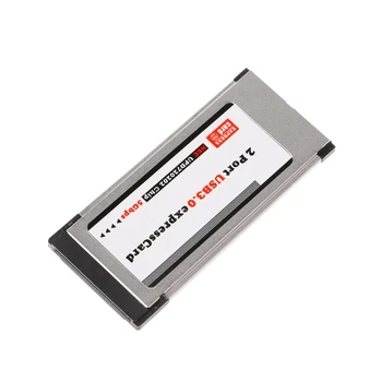 PCI-E, PCI Express 2 Pieslēgvietu USB 3.0 34 mm Expresscard Kartes Pārveidotāja Adapteris