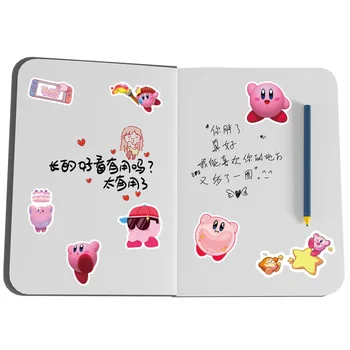 50gab Karstā Pārdošanas Cute anime Multfilmu Kirby Star Sabiedrotais Uzlīme DIY Skeitborda Bagāžas Ģitāra Grāmatiņa Smieklīgi Grafiti Uzlīmes, Rotaļlietas