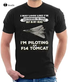 Es Var Izskatīties F14 Runcis Top Gun Vīriešu T-Krekls