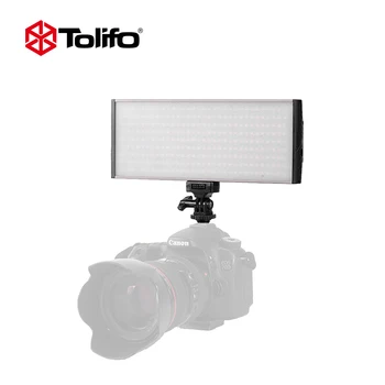 Tolifo Pt-30B 30 Ws Bicolor LED Video Gaismu Panelis ar Strāvas Adapteri un Roktura Uzstādīts Kameras un DSLR vai video Kameru
