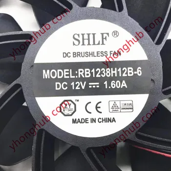 SHLF RB1238H12B-6 DC 12V 1.60 A 120x120x38mm 2-Wire Serveru Dzesēšanas Ventilators
