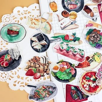 27pcs Roku zīmēšanas Japāņu ēdienu plāns Papīrs, Uzlīmes, Amatniecības Un Scrapbooking Dekoratīvās plānotāja, Uzlīmes, Kancelejas preces