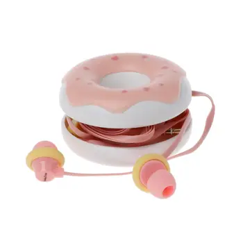 Izlases Piegādes Gudrs Virtuļi Macarons Austiņas, 3,5 mm austiņu Stereo Earbuds Bērniem, iPhone, MP3 Dāvanas