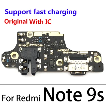 Jaunas Oriģinālas USB Strāvas Lādētāju, Lādēšanas Portu Flex Kabeļa Savienotājs Kuģa Xiaomi Redmi Piezīme 5 8 8T 9S 9 Pro 10 Uzlādes Ports