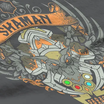 ŠAMANIS Gadījuma TShirt World Of Warcraft WOW Spēle Streetwear Atpūtas T Krekls Meitene Tee 4XL Dāvanu Idejas