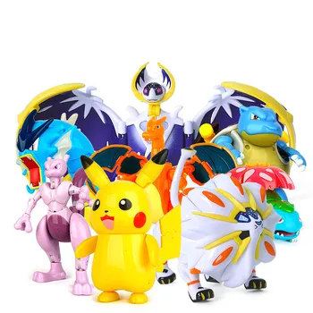Deformācijas Pokemon Pokemon Rīcības Attēls Pikachu Rīcības Raksturs Anime Rotaļlietas Lelle Mazulis Dzimšanas Diena Ziemassvētku Dāvanu Attēls Rotaļlietas