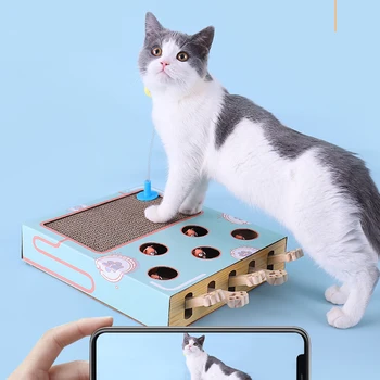 Kaķis Nulles Valdes Pad Slīpēšanas Nagus Interaktīvās Aizsargājot Mēbeles Kaķis Rotaļlietas Catw Scratcher Rotaļlietas Kartona Funny Kaķis Rotaļlietas