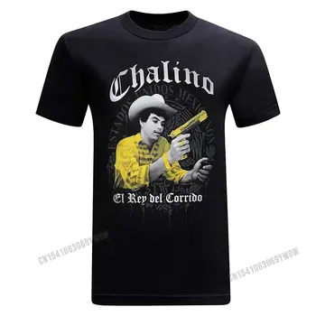 Chalino Sanchez Jaunums Vīriešu T-Krekls, t-veida, kas Dominē Apdrukāta Kokvilnas Pieaugušo Top T-krekli Dizains