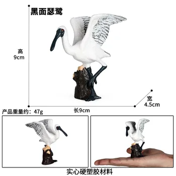 Melno saskaras Serena Modelis Rīcības Attēls Simulācijas Putnu un Dzīvnieku Rīcības Skaitļi Kolekcija PVC Rotaļlietu Bērniem, Dāvanu