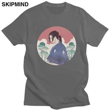 Moderns Samurai Champloo T-krekls Vīriešiem Īsām Piedurknēm Retro Anime, Manga Mugen t-veida Topi, Apaļu Kakla Vasaras Kokvilnas T Krekls Drēbes