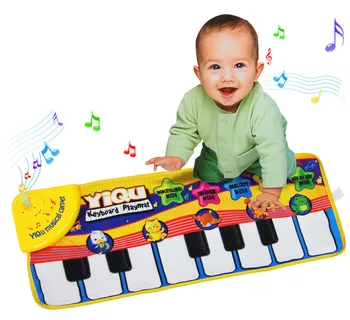 [Smieklīgi] Baby Mūziku, Sportu, Spēles, Dziedāšana, Mat 72*28cm Bērniem, Klavieres Tastatūra Dzīvnieku Rotaļu mūzikas Paklāju Lien playmat dāvanu