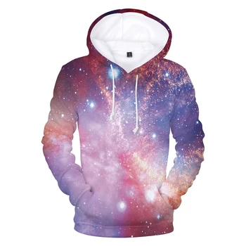 3d hoodies pulovers Kosmosa Galaxy Zvaigžņotām debesīm drukāt vīrieši sievietes pelēkā vārna hoody tracksuit gadījuma garām Piedurknēm 3D Kapuci sporta Krekli, topi